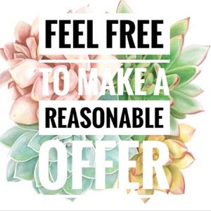 💢 OFFERS ACCEPTABLE 💢